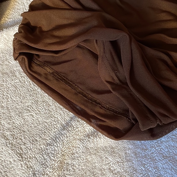 Fashion Nova Don’t Mesh Up Ruched Top NWT - Picture 7 of 7